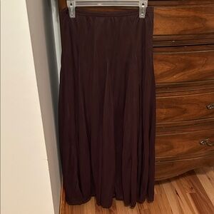 New Directions Chocolate Maxi Skirt